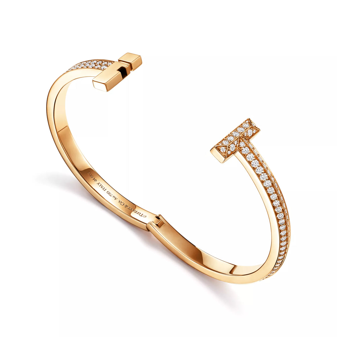 Bracelet pavé de zircone T1 Golden