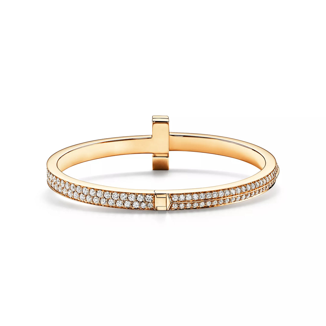 Bracelet pavé de zircone T1 Golden