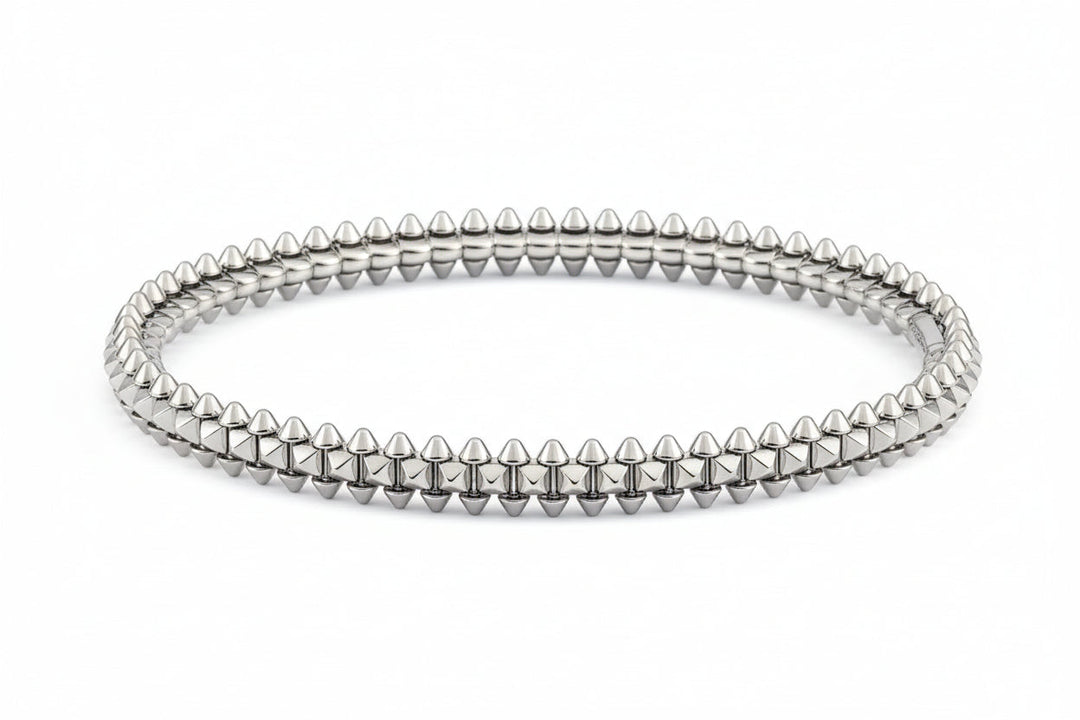 Silver Clash Bracelet