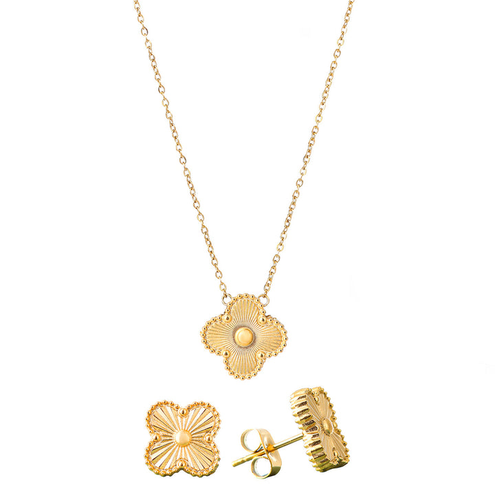 Ensemble de bijoux collier et boucles d&
