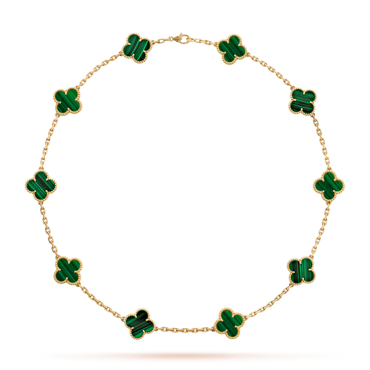 Collier Vintage Alhambra 10 motifs – Vert