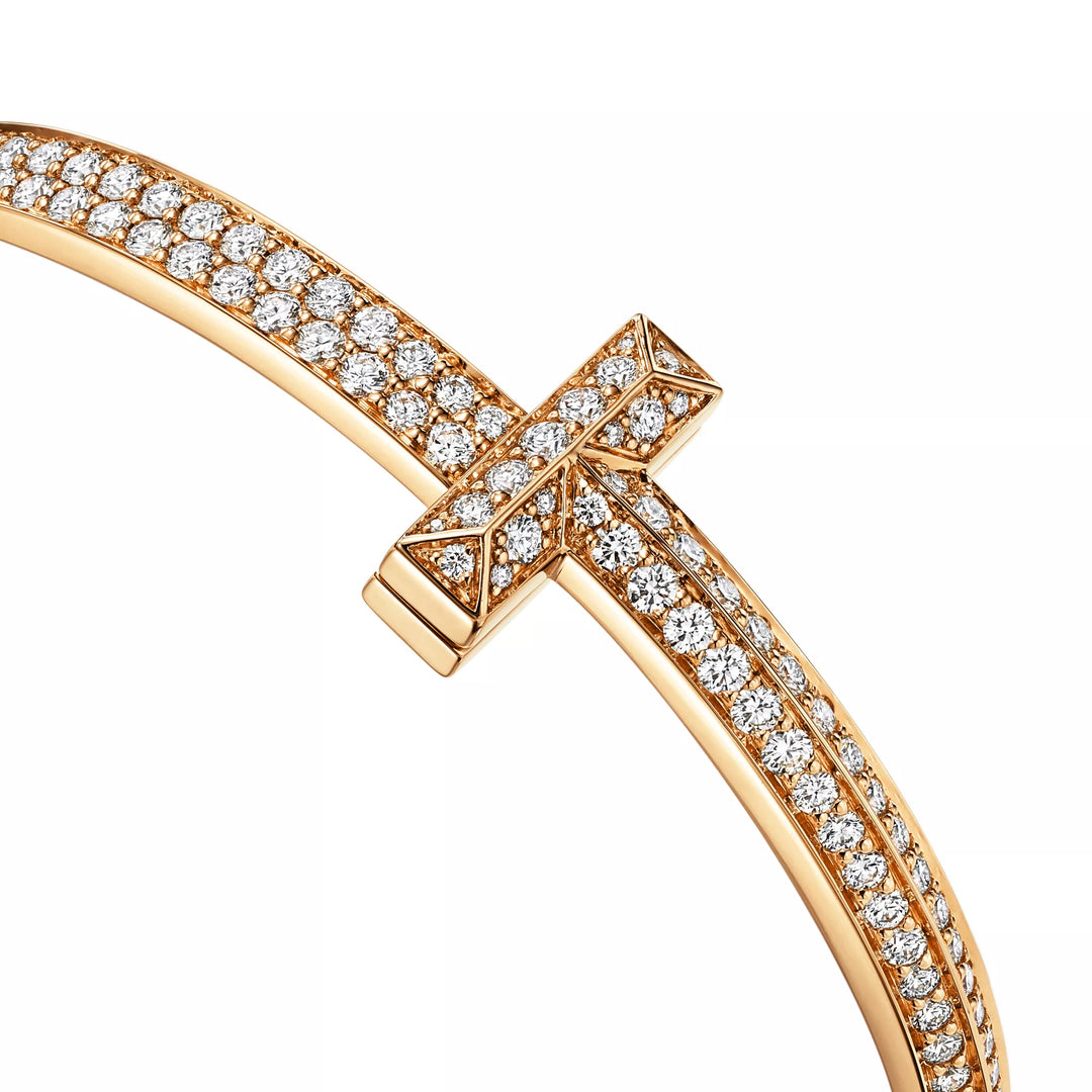 Bracelet pavé de zircone T1 Golden