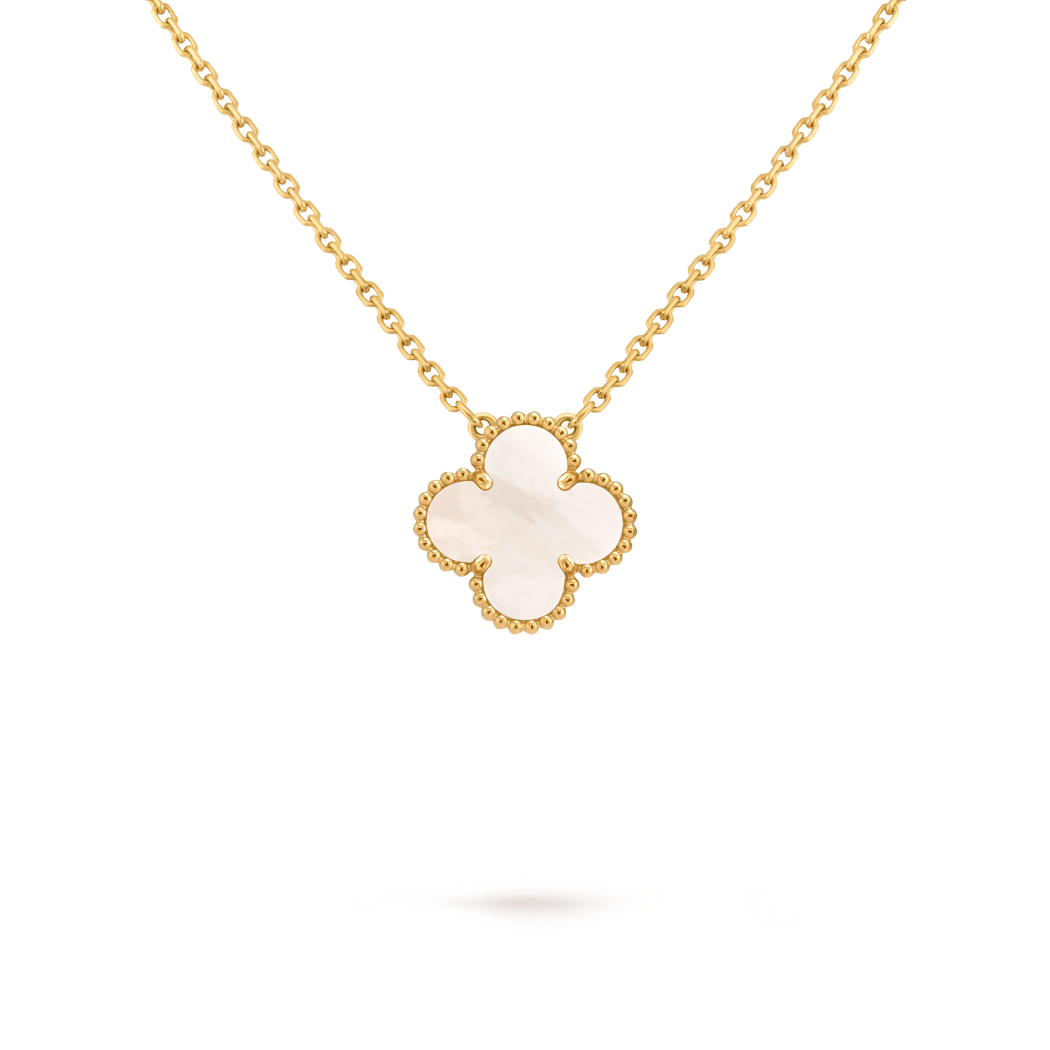 Collier pendentif Vintage Alhambra - Blanc