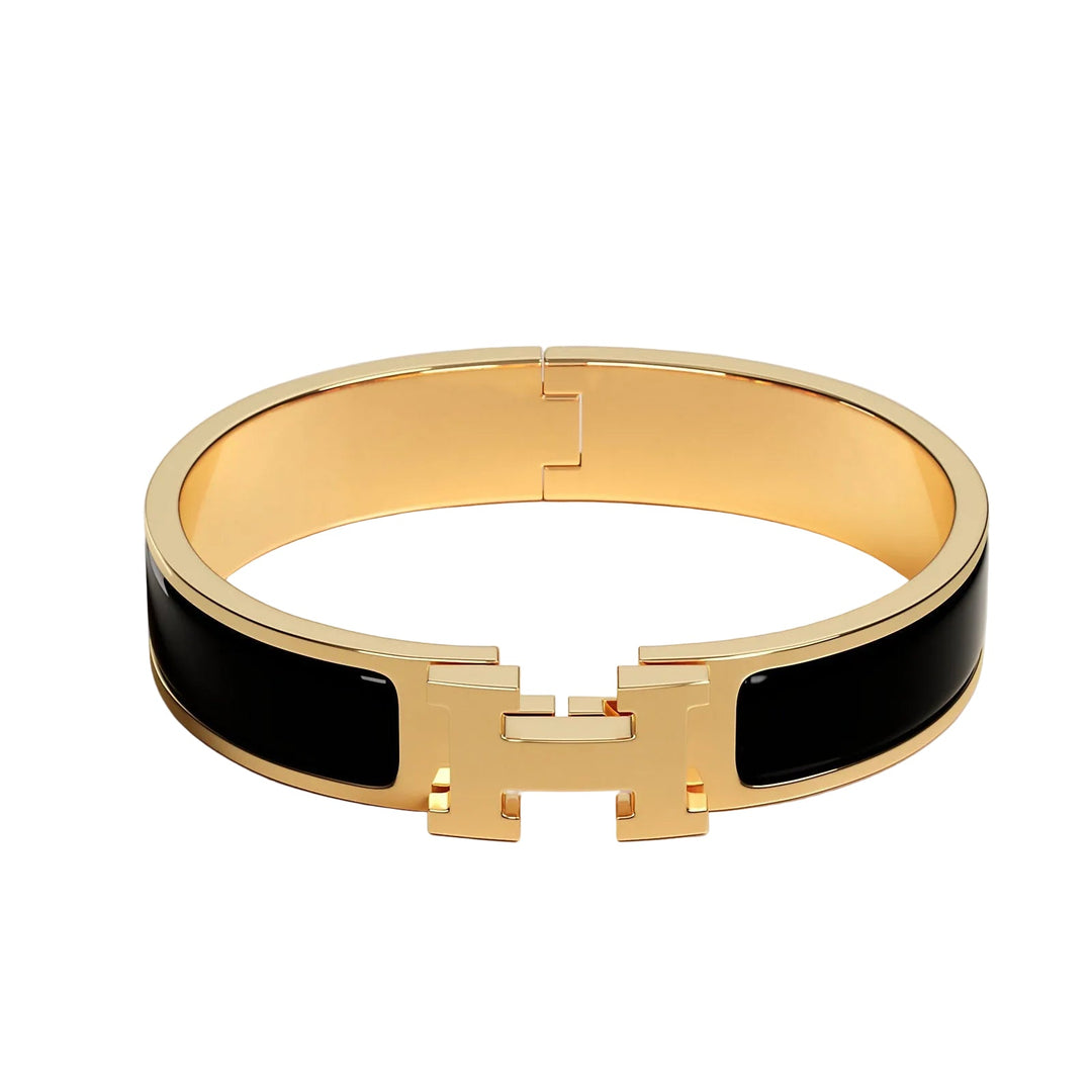 Black H Bracelet