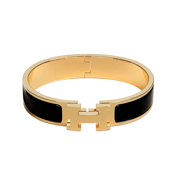 Black H Bracelet