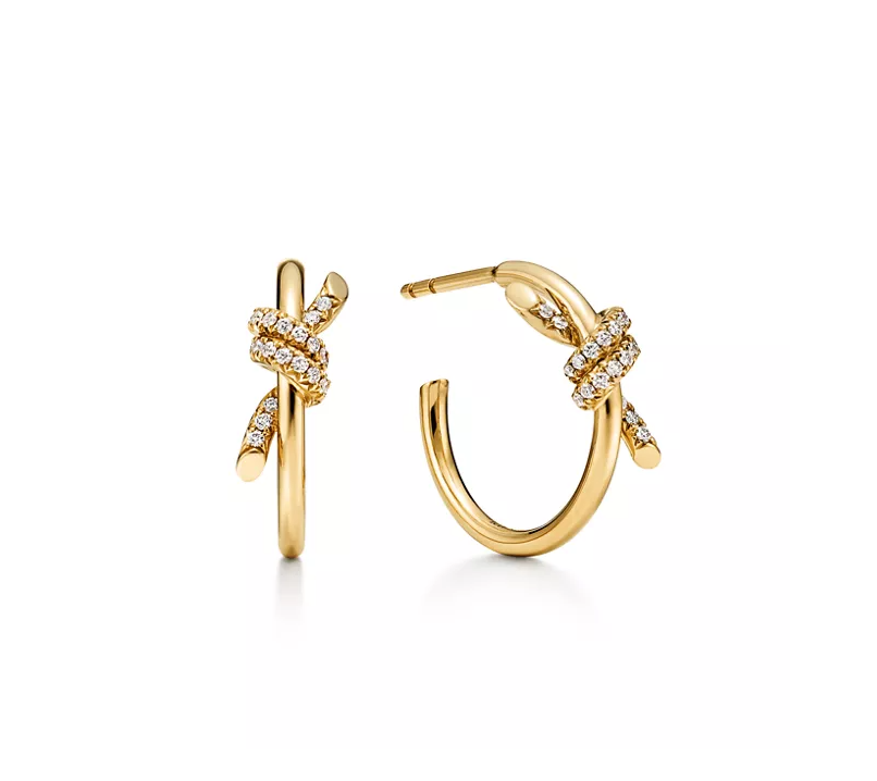 Golden Knot Earring