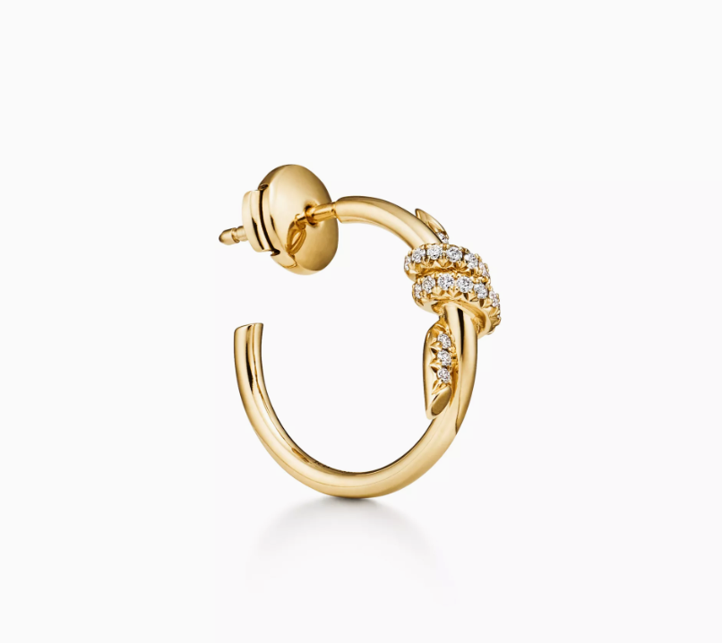 Golden Knot Earring