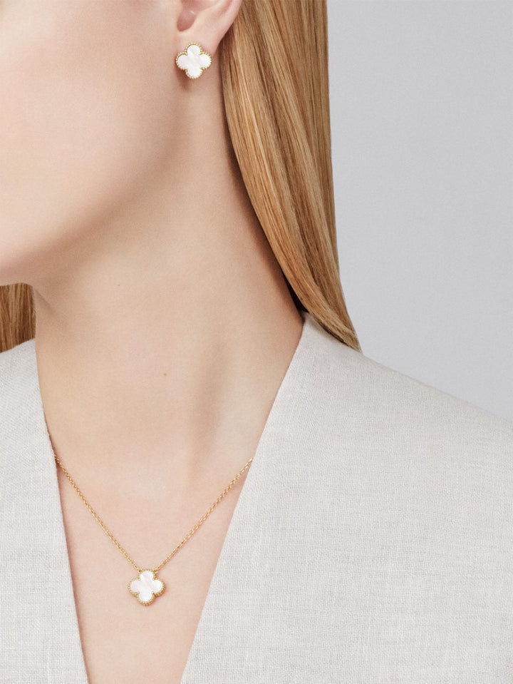 Collier pendentif Vintage Alhambra - Blanc